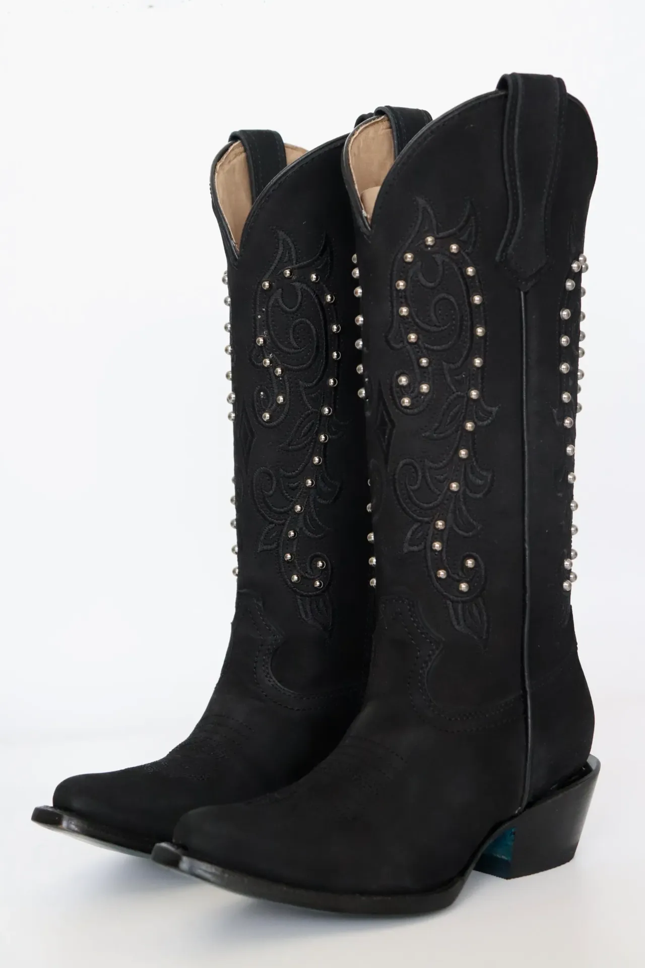 Bota Mujer Puntal Nobuk Negro