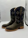 Bota Hombre Bull Graso Olivo, suela de cuero